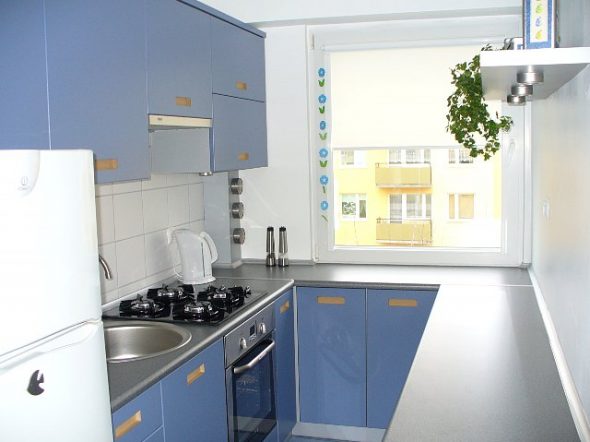 Cucina lunga e stretta - Disposizione