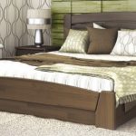 Letto matrimoniale - una piattaforma