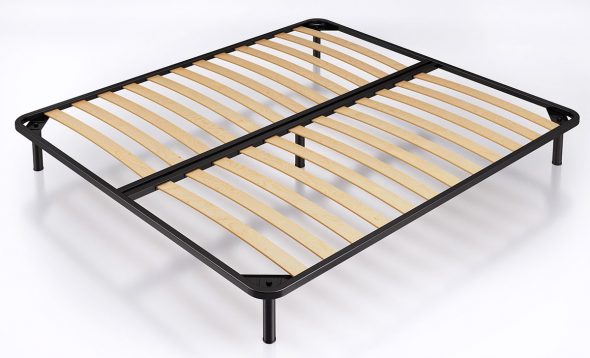 struttura del letto con doghe
