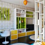 Libreria divisoria nel design