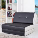 Poltrona letto in pelle