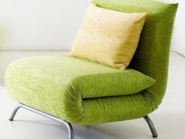 Divano letto verde