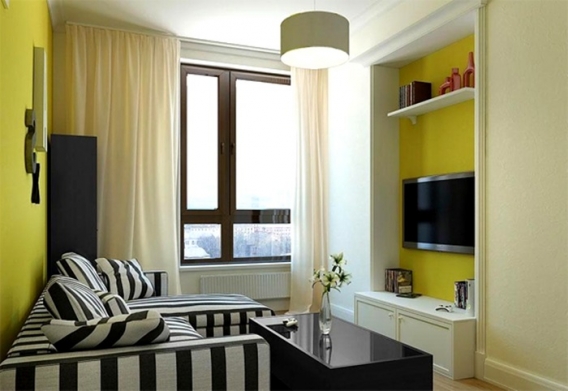 Disposizione di una camera da letto stretta