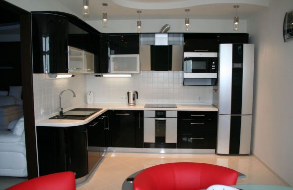 Set da cucina originale ad alta tecnologia