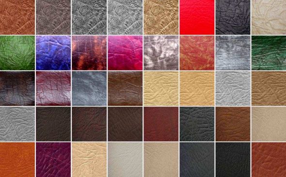 Finitura dei mobili con pelle artificiale