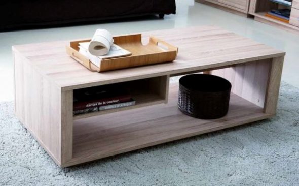 Il tavolino da caffè più semplice realizzato in MDF