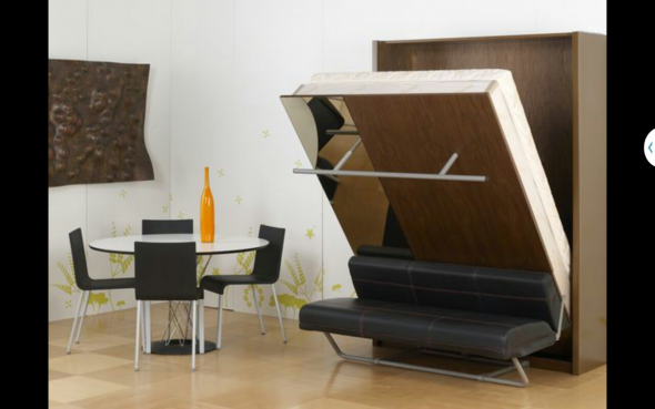 Letto pieghevole da un armadio