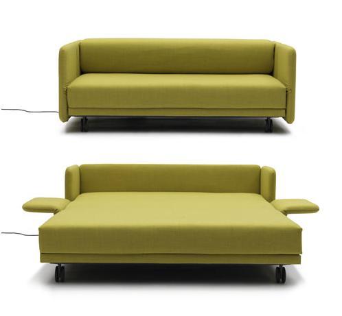Divano letto color pistacchio