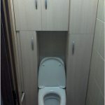 Armadio a muro nel bagno