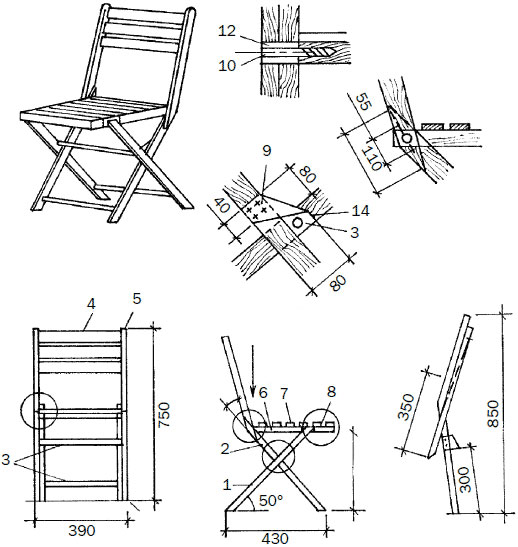 sedia pieghevole da picnic