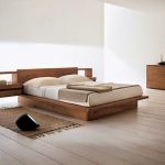Letto matrimoniale moderno in legno