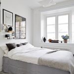 camera da letto 12 quadrati bianchi