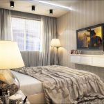 camera da letto per interni di giovani coppie