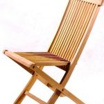 Comoda sedia pieghevole con schienale