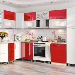 Cucina angolare Hi-Tech