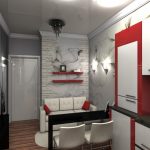 Cucina piccola e stretta