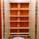 C'è un armadio nel bagno
