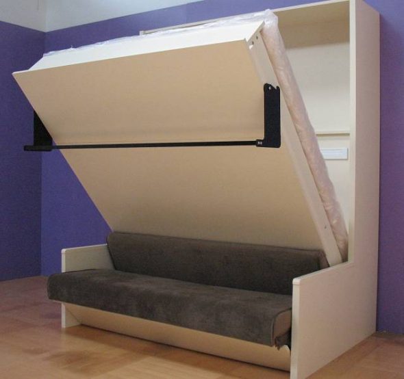Letto incorporato nell'armadio