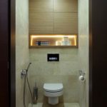 Armadio a muro nel bagno