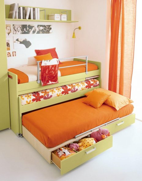 letto estraibile su ruote