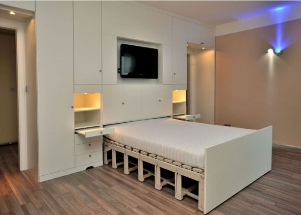 Armadio con letto estraibile
