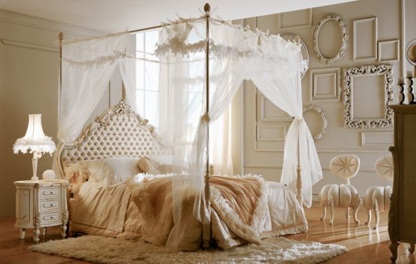 Baldacchino per camera da letto