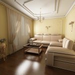 soggiorno stretto beige