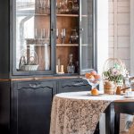 credenza da cucina nera