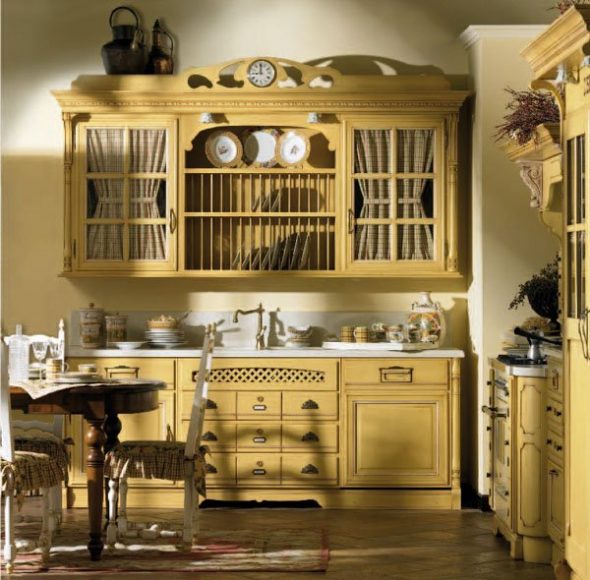 buffet di cucina elegante