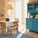 credenza blu