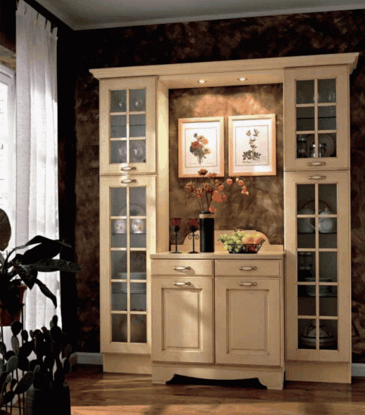 buffet della cucina all'interno