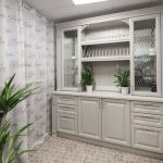 credenza grigia provenzale