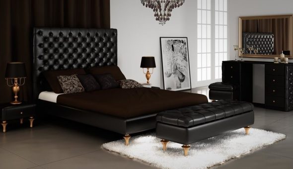 letto con pouf divano