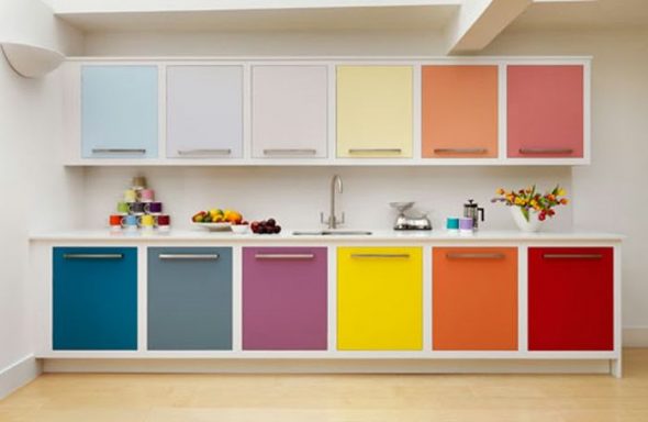 set da cucina colorato
