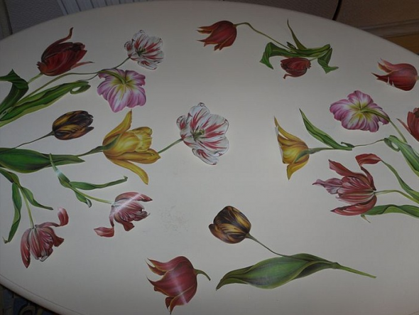 decoupage da tavolo