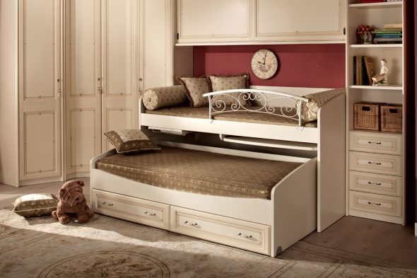 progettazione del letto per bambini