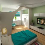 Design degli interni della camera da letto