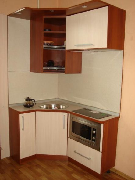 progetto di cucina molto piccola