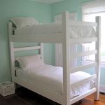 letto a castello bianco