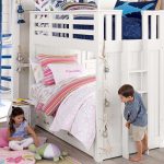 letto a castello per bambini bianco