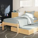 letto a castello estraibile in legno