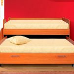 letto a castello estraibile per bambini