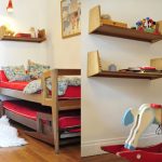 letto a castello in legno