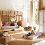 letto a castello estraibile nella cameretta dei bambini
