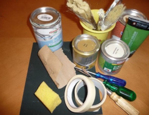 strumenti di pittura