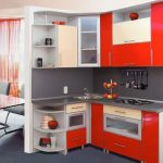 design interessante per una piccola cucina