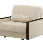 poltrona letto dai colori tenui