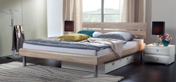 letto in legno massello