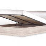 letto con rete ortopedica bianca