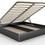 letto con rete ortopedica e sollevamento laterale